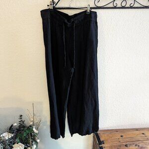 Style & Co Women’s Wide Leg Tie Waist Pants- Size Large